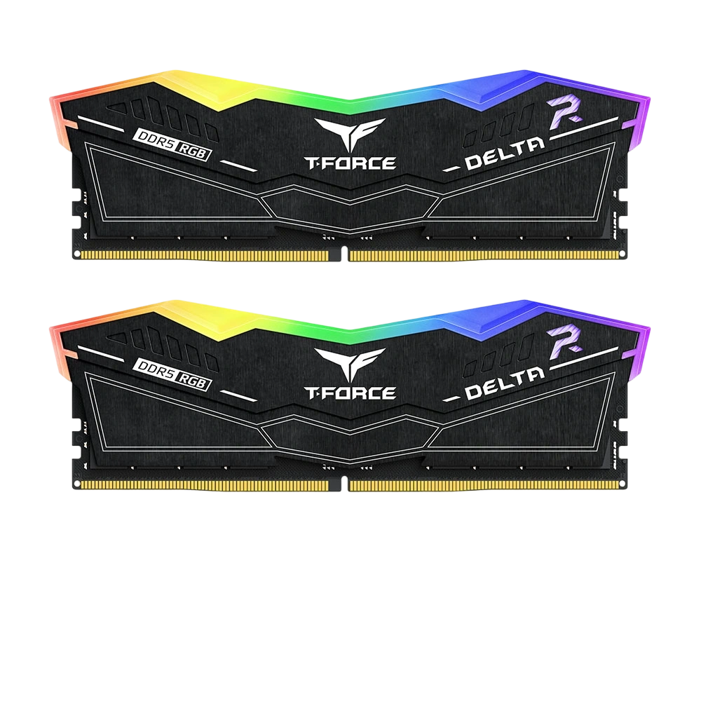 T-FORCE DELTA RGB DDR5 6000MHZ INTEL XMP AMD EXPO READY 64GB 32×2 RAM KIT price in sri-lanka T-FORCE DELTA a RGB DDR5 64GB (32x2) 6000MHZ KIT (10 YEARS WARRANTY) - Image 1