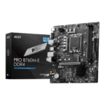 MSI Pro B760M-E DDR4 Motherboard( 3 YEARS WARRANTY)