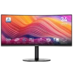 MSI Modern MD342CQP 34' Inch UWQHD (3440 X 1440) 120Hz Business & Productivity Monitor ( 3 Years Warranty)