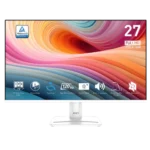 MSI Pro MP275W E2 27" Inch 120Hz 1ms FHD Ultra Slim Frameless White Monitor (3 YEARS WARRANTY)