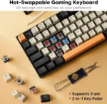 REDRAGON KITAVA K636 RGB USB MECHANICAL GAMING WIRED KEYBOARD RED SWITCH 94 KEYS GAMER FOR COMPUTER PC LAPTOP - Image 2