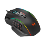 REDRAGON M901 PERDITION 4 GAMING MOUSE RGB BACKLIT MMO 19 MACRO PROGRAMMABLE BUTTONS WITH WEIGHT TUNING SET, 12400 DPI FOR WINDOWS PC COMPUTER (WIRED, BLACK) - Image 2
