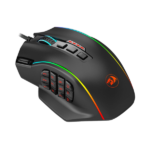 REDRAGON M901 PERDITION 4 GAMING MOUSE RGB BACKLIT MMO 19 MACRO PROGRAMMABLE BUTTONS WITH WEIGHT TUNING SET, 12400 DPI FOR WINDOWS PC COMPUTER (WIRED, BLACK) - Image 2