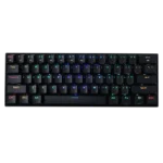 REDRAGON K530 PRO DRACONIC 60% COMPACT RGB WIRELESS MECHANICAL KEYBOARD, 61 KEYS TENKEYLESS DESIGNED 5.0 BLUETOOTH GAMING KEYBOARD AND 16.8 MILLION RGB LIGHTING FOR PC, TABLET, CELL PHONE