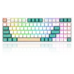 REDRAGON K643WGC-RGB-PRO 94KEYS BLUETOOTH+2.4G+WIRED TRI-MODES MECHANICAL GAMING KEYBOARD