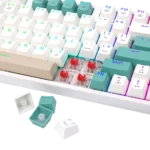 REDRAGON K643WGC-RGB-PRO 94KEYS BLUETOOTH+2.4G+WIRED TRI-MODES MECHANICAL GAMING KEYBOARD - Image 3