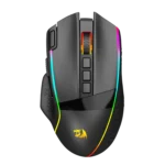 REDRAGON M991 ENLIGHTMENT WIRELESS GAMING MOUSE, 19000 DPI WIRED/WIRELESS GAMER MOUSE W/ RAPID FIRE KEY