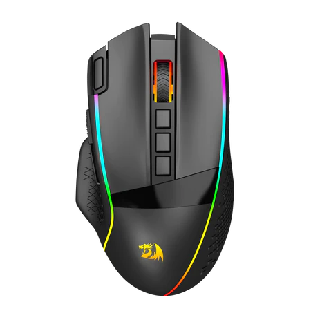 REDRAGON M991 ENLIGHTMENT WIRELESS GAMING MOUSE, 19000 DPI WIRED/WIRELESS GAMER MOUSE W/ RAPID FIRE KEY