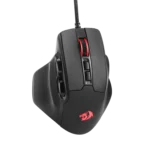 REDRAGON M901 PERDITION 4 GAMING MOUSE RGB BACKLIT MMO 19 MACRO PROGRAMMABLE BUTTONS WITH WEIGHT TUNING SET, 12400 DPI FOR WINDOWS PC COMPUTER (WIRED, BLACK) (Copy)