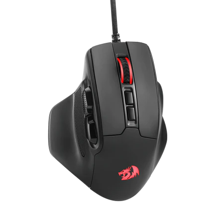 REDRAGON M901 PERDITION 4 GAMING MOUSE RGB BACKLIT MMO 19 MACRO PROGRAMMABLE BUTTONS WITH WEIGHT TUNING SET, 12400 DPI FOR WINDOWS PC COMPUTER (WIRED, BLACK) (Copy)