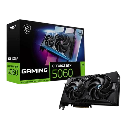 MSI GEFORCE RTX 5060 GAMING OC 8GB GDDR7 GRAPHICS CARD (3 YEARS WARRANTY)