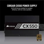 Corsair CX550 80 Plus Bronze Certified Power Supply (5 YEARS WARRANTY) - Image 3