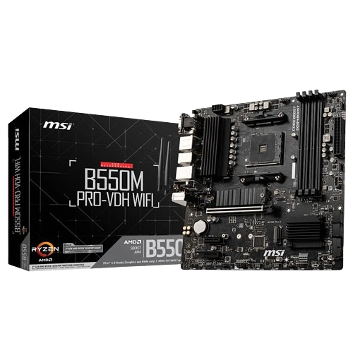 MSI B550M Pro-VDH (Wi-Fi) Motherboard ( 3 YEARS WARRANTY )