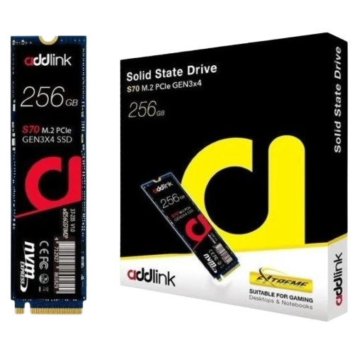 ADDLINK S70 LITE SSD NVME PCIE GEN3X4 M.2 256GB (3 Years Warranty )