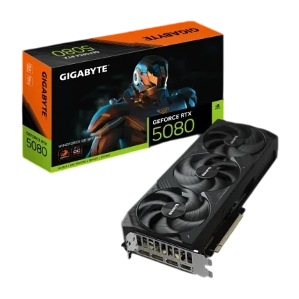 GIGABYTE RTX 5080 WINDFORCE OC SFF 16GB GRAPHICS CARD (3 YEARS WARRANTY)