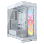 CORSAIR FRAME 4500X RS-R ARGB MID-TOWER CASE - WHITE