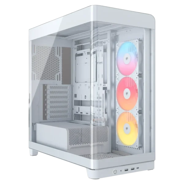 CORSAIR FRAME 4500X RS-R ARGB MID-TOWER CASE - WHITE