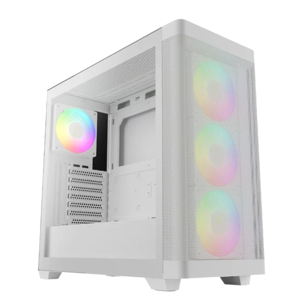 GAMDIAS ATHENA M3 ARGB MID-TOWER GAMING CASE - WHITE