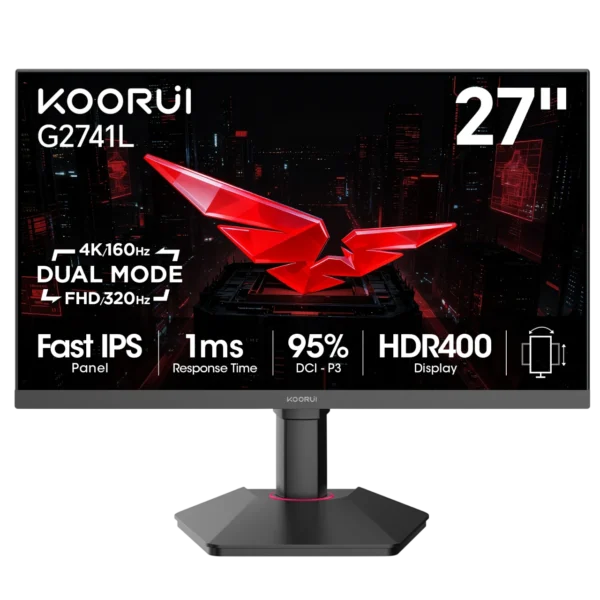 KOORUI G2741L 4K IPS 160HZ MONITOR (3 YEARS WARRANTY)