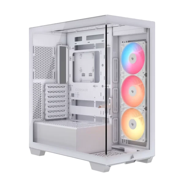 CORSAIR 3500X RS-R ARGB MID-TOWER CASE - WHITE