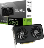 ASUS DUAL GEFORCE RTX 5050 8GB GDDR7 OC GRAPHICS CARD ( 3 YEARS WARRANTY )