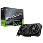 MSI GEFORCE RTX 5060 TI SHADOW 2X OC 8GB GDDR7X GRAPHICS CARD (3 YEARS WARRANTY)