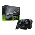 MSI GEFORCE RTX 5060 SHADOW 2X OC 8GB GDDR7 GRAPHICS CARD (3 YEARS WARRANTY)