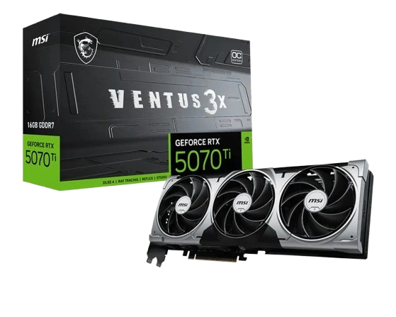 MSI GEFORCE RTX 5080 VENTUS OC 3X 16GB GDDR7X GRAPHIC CARD(3 YEARS WARRANTY)