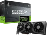 MSI VENTUS GEFORCE RTX 5070 TI 16GB GDDR7 GRAPHICS CARD RTX 5070 TI 16G VENTUS 3X OC ( 3 YEARS WARRANTY)