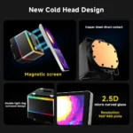 JUNGLE LEOPARD PRO FLOW 360 LIQUID COOLER – BLACK (3 YEARS WARRANTY) - Image 3