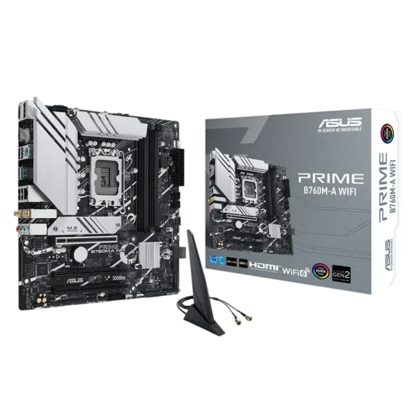 ASUS PRIME B760M A WI-FI DDR5 MOTHERBOARD ( 3 YEARS WARRANTY )