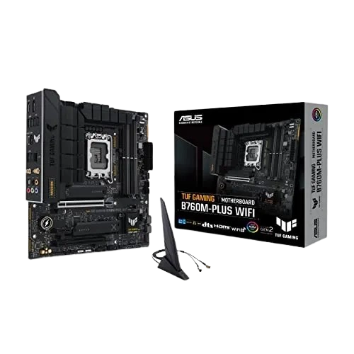 ASUS TUF GAMING B760M-PLUS II DDR5 MOTHERBOARD( 3 YEARS WARRANTY)
