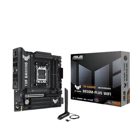 ASUS TUF GAMING B850M-PLUS WIFI DDR5 MOTHERBOARD ( 3 YEARS WARRANTY )