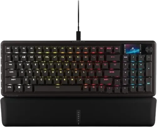 CORSAIR VANGUARD 96 MECH LCD GAMING KEYBOARD (2 YEAR WARRANTY)