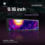 JUNGLE LEOPARD 9.16 INCH LCD MINI SECONDARY CUSTOMIZABLE 1920*480 IPS TEMPERATURE DISPLAY SCREEN - Image 2