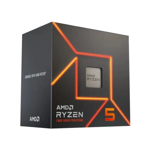 AMD RYZEN 5 7500F (UP TO 5.0GHZ 6-CORES 12-THREADS) 32M CACHE - TRAYP ROCESSOR (3 YEARS WARRANTY)