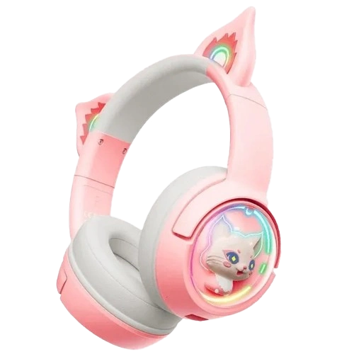 ONIKUMA B5 RGB CAT EAR BLUETOOTH WIRELESS GAMING HEADPHONE (1 YEAR WARRANTY)