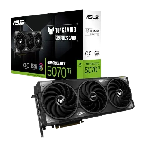ASUS DUAL RTX 5070TI 16GB GDDR7 OC GRAPHICS CARD (3 YEARS WARRANTY)