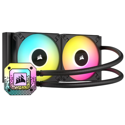 CORSAIR ICUE H100I ELITE CAPELLIX XT 240MM LIQUID COOLER ( 5 YEARS WARRANTY )