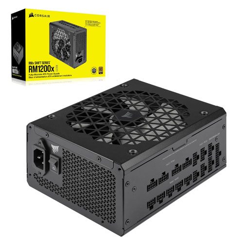 CORSAIR RM1200X SHIFTE 1200 WATT 80 PLUS GOLD CERTIFIED FULLY MODULAR POWER SUPPLY ( 10 YEARS WARRANTY )