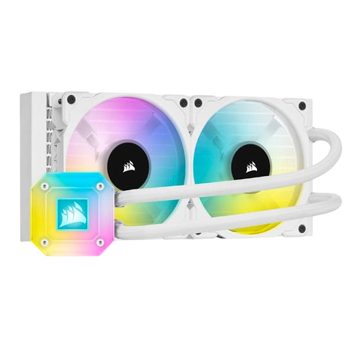 CORSAIR ICUE H100I ELITE CAPELLIX XT 240MM LIQUID COOLER - WHITE ( 5 YEARS WARRANTY )