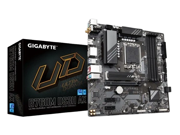 GIGABYTE B760 DS3H AX V2 WIFI MOTHERBOARD  (3 YEARS WARRANTY)
