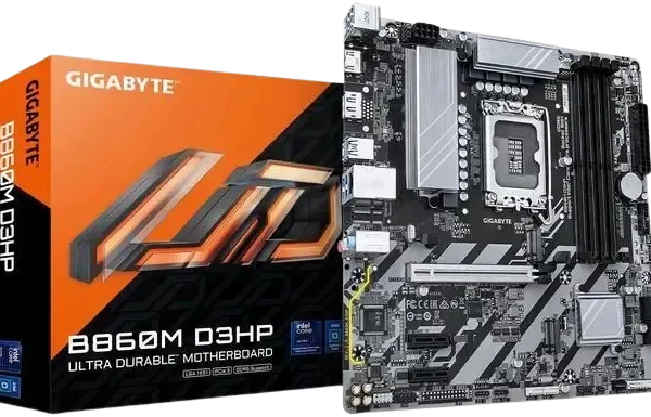 GIGABYTE B860M D3HP DDR5 MOTHERBOARD(3 YEARS WARRANTY)