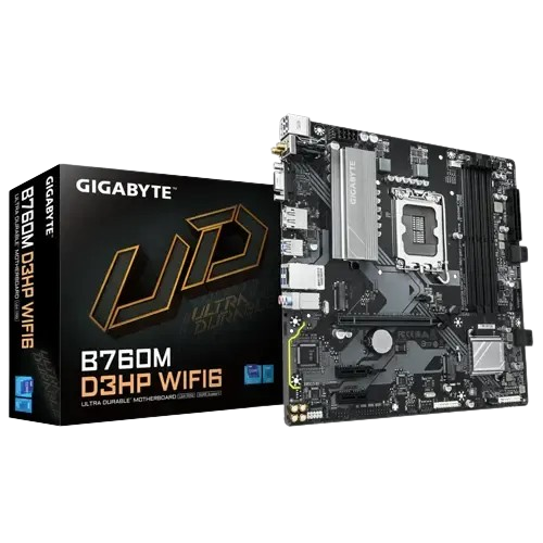 GIGABYTE B760M D3HP WIFI6 DDR5 MOTHERBOARD (3 YEARS WARRANTY)