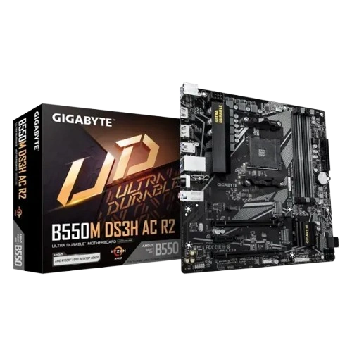 GIGABYTE B550M DS3H AC R2 AMD MOTHERBOARD (3 YEARS WARRANTY)
