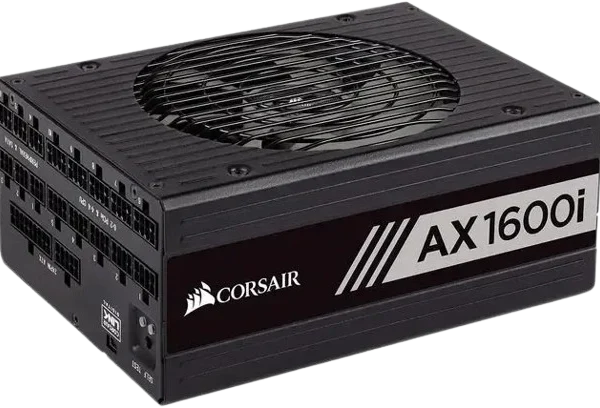 CORSAIR AX1600I 1600 WATT 80 PLUS TITANIUM CERTIFIED FULLY MODULAR POWER SUPPLY ( 3 YEARS WARRANTY )