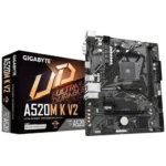 GIGABYTE A520M K V2 MICRO ATX AMD MOTHERBOARD (3 YEARS WARRANTY)