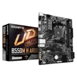 GIGABYTE AMD B550 M H ARGB DDR4 MOTHERBOARD (3 YEARS WARRANTY)